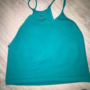FP Movement by Free People Turquoise Crop Top